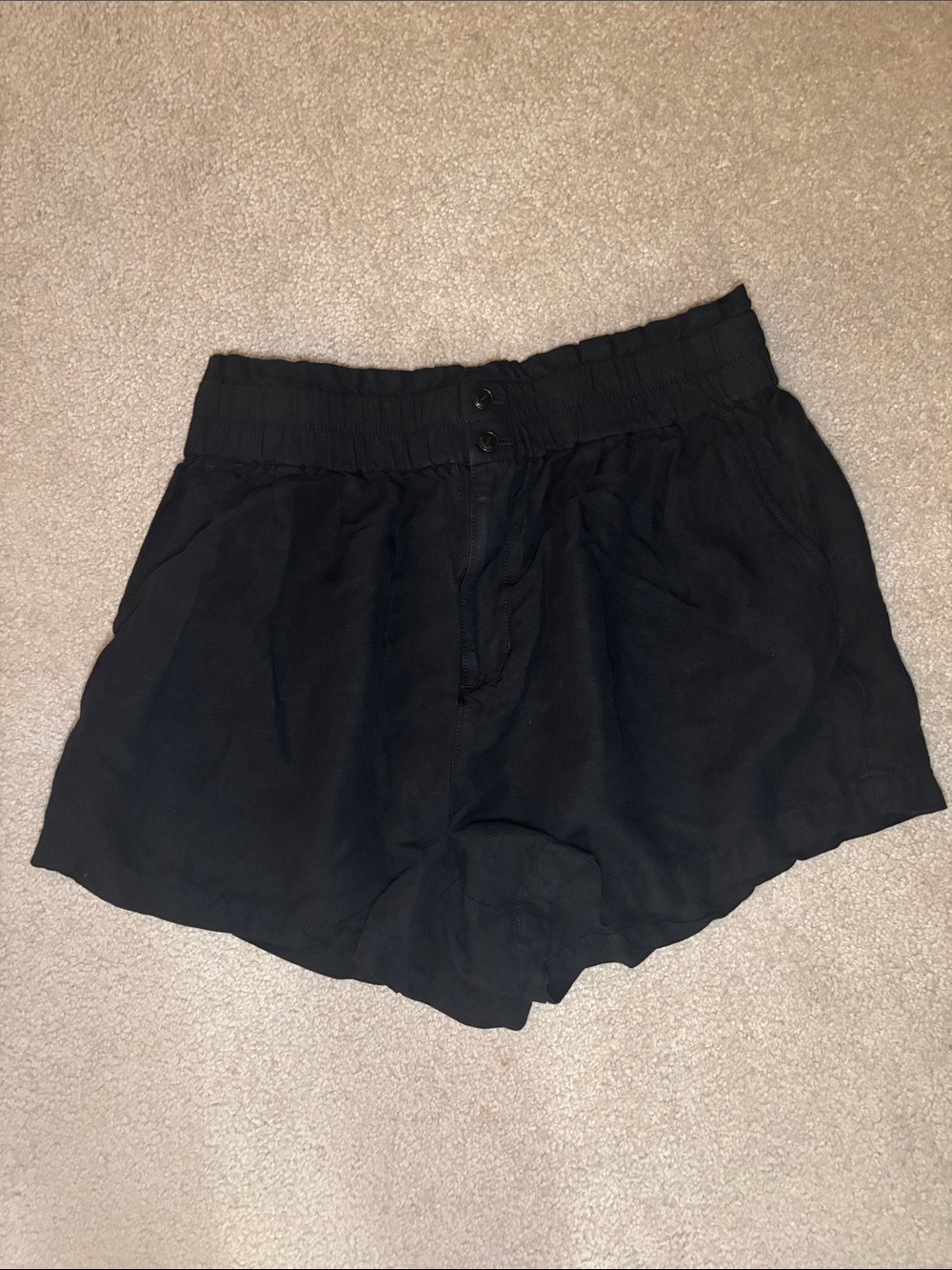 MADEWELL | Women's Black Casual Waist Shorts, size large